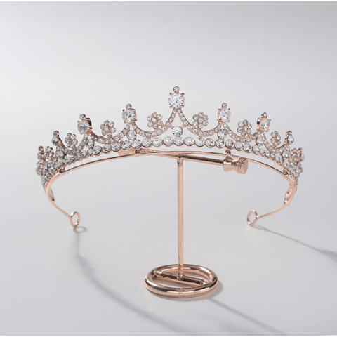 The same style as the star bride zircon crown headdress