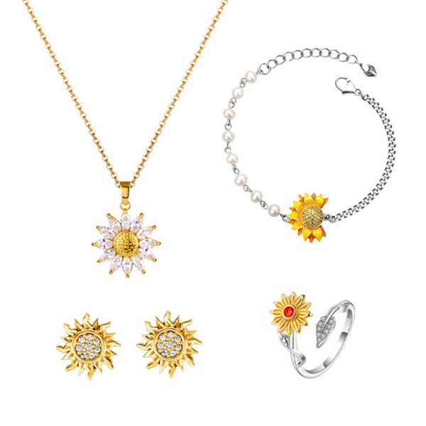 You are my sunshine - Sunflower Jewelry ..