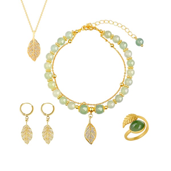 Gold branches and jade leaves series jew..