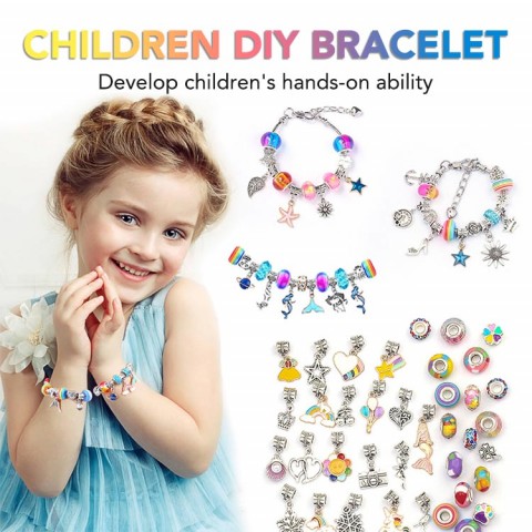 DIY Charm Bracelet Making Kit for Kids