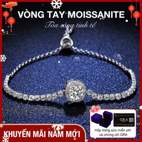 vòng tay moissanite