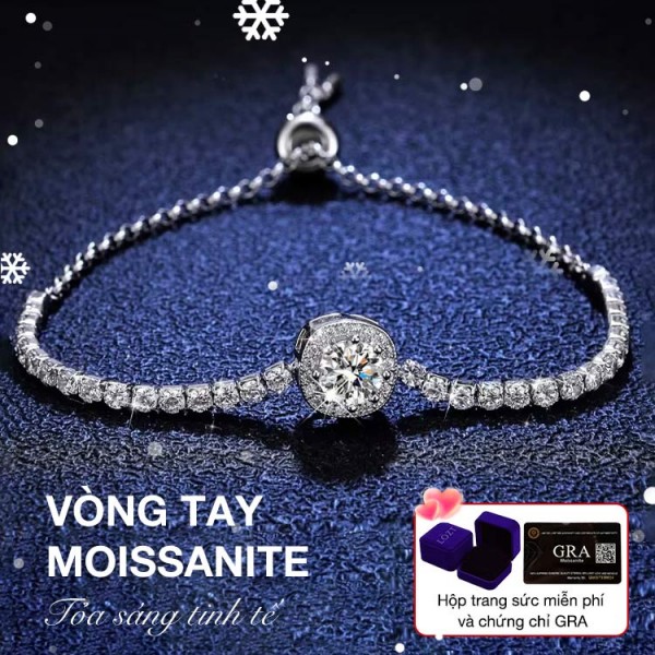 vòng tay moissanite