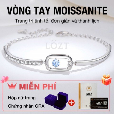 Vòng tay moissanite khiêu vũ lấp lánh