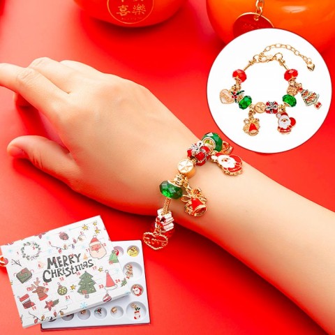 Christmas calendar diy bracelet