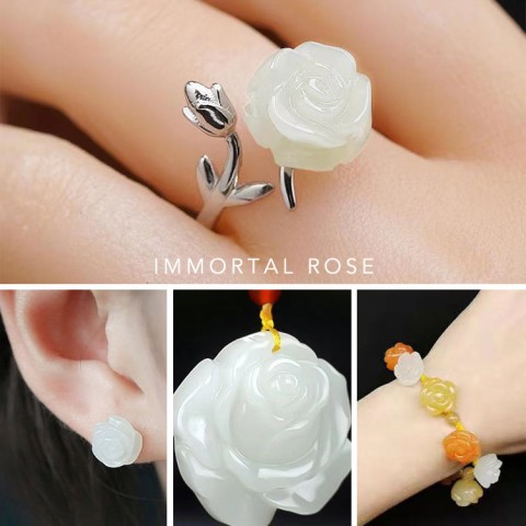 HeTian Jade Rose Jewelry 