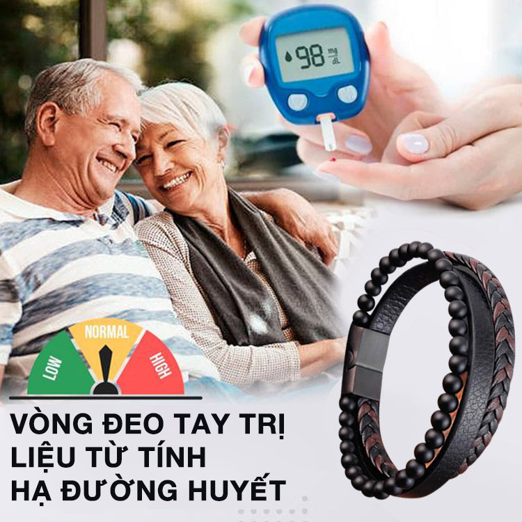 Cái thứ 2 chỉ có giá ₫110,000 - Vòng đeo tay hạ đường huyết trị liệu từ tính